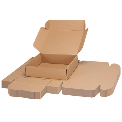 50 Pack 6x4x2 inch Small Shipping Boxes, White Mailing Boxes