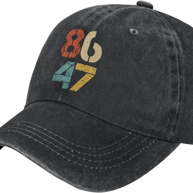 Classic Vintage 80s Style 86 47 Anti-Trump Hat
