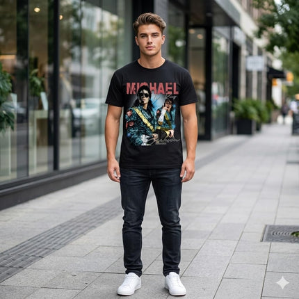 Music Legend Graphic Shirt | Vintage Pop Icon Tribute T-Shirt | Greatest Entertainer Fan Gift | Retro Concert Style Fan Tee