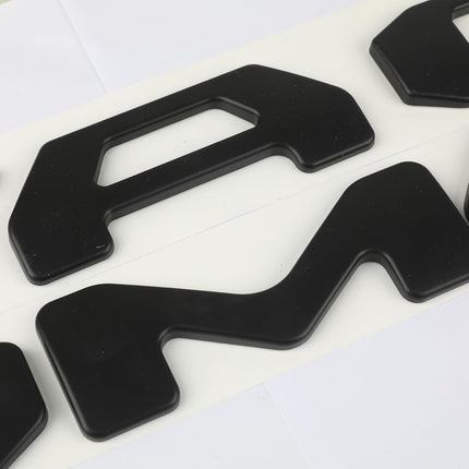 Tailgate Insert Letters Compatible with Tacoma 2024 2025 2026 3D Abs Plastic Emblems with Strong Adhesive Matte Black