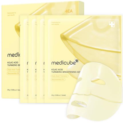 Jelly Gel Mask with Brightening Kojic Acid Turmeric, 4EA