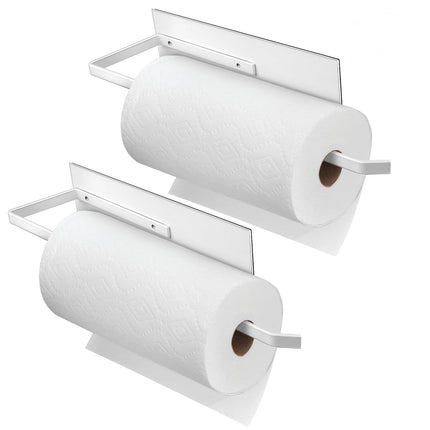 Portarrollos de papel magnético para refrigerador, soporte de pared para rollos de papel higiénico, organizador magnético para baño, despensa, RV y cocina