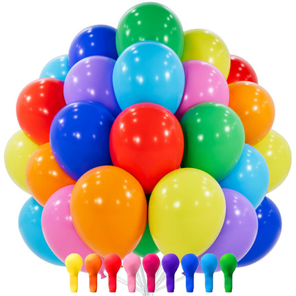 Dark Brown Balloons 100pcs Boho Coffee Neutral Different Sizes