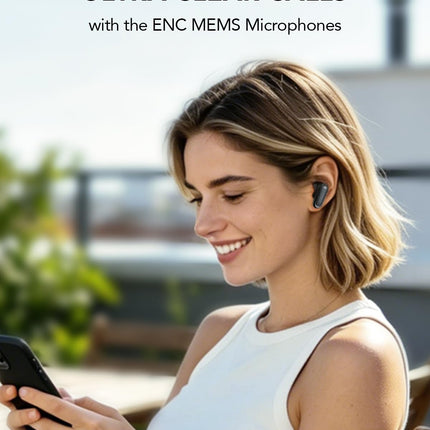 T8 Wireless Ear Buds Bluetooth Headphones with Mic, LED Power Display Deep Bass Wireless Earbuds - photo 6