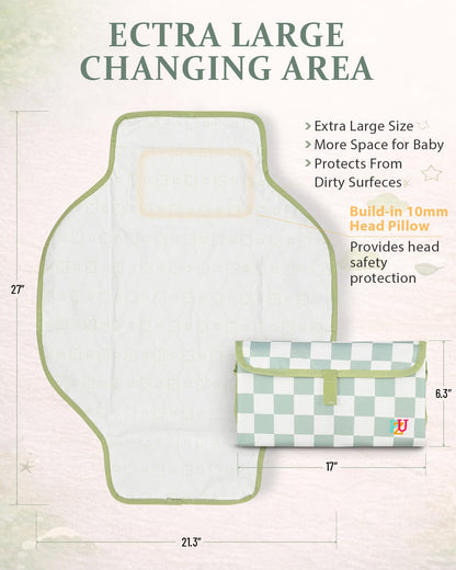 Portable Waterproof Diaper Changing Pad for Travel - photo 3