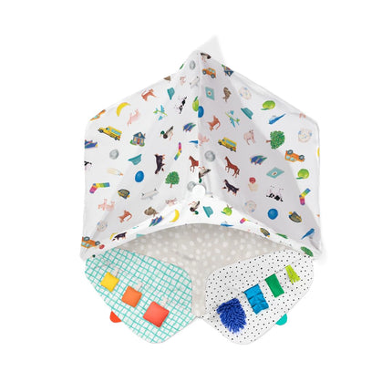 LOVEVERY, Play Space Cover (First Words), Limited Edition for Play Gym, Cozy Hideaway and Toddler Fort