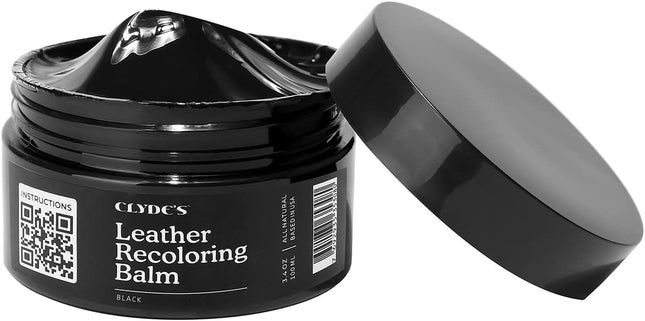 Recoloring Balm | Non-Toxic Material Dye & Restorer for Furniture, Car Seats, and More | Black, 100ML