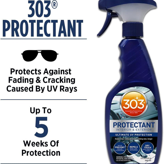 Automotive Protectant Spray for Vinyl, Plastic & Rubber, 16 oz