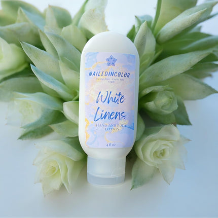 White Linens Goats' Milk Hand & Body Lotion, Scented Skin Care, Women, Teens, Moisturizer, 4 oz