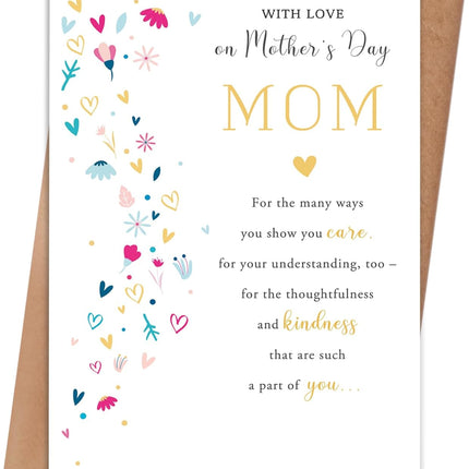Mother's Day Card for Mom, Happy Mothers Day Card Gifts for Mom from Daughter