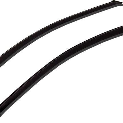 Tuningpros WV-031 Outside Mount Window Visor Deflector Rain Guard Dark Smoke 2-pc Set, Compatible with 1995-2005 Chevrolet Cavalier Coupe