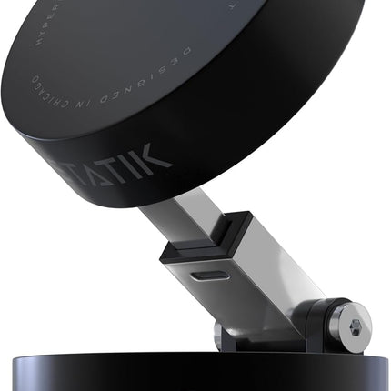 Statik HyperMount®(Gen 2) Vacuum Phone Mount - Magnetic Phone Holder, Vacuum Seal Car Phone Mount, Use on Any Surface, Compatible with Apple MagSafe and Magnetic Rings Included for Android Devices