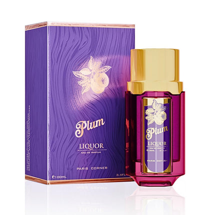 Paris Corner Perfumes Plum Liquor EDP Unisex Fragrance 100ml 3.4 Fl Oz