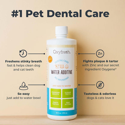 Premium Pet Dental Care Water Additive, 16 oz - photo 2