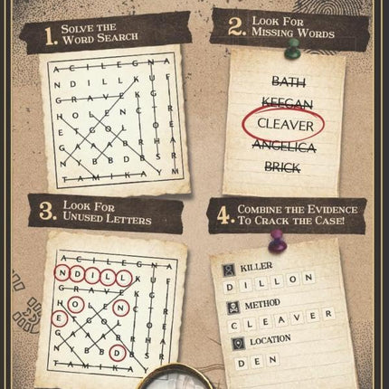 Murdsearch Volume 1: The Murder Mystery Word Search, A Collection of Daily Murder Mystery Puzzles