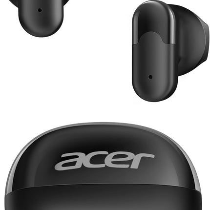 acer Wireless Earbuds, Bluetooth 6.0 Headphones with 35H Playtime, 3.35g Ultra-Light Ear Buds, 13mm Driver for Powerful Bass, Clear Calls Mic, Water&Dust Resistant Earphones for Office/Commute