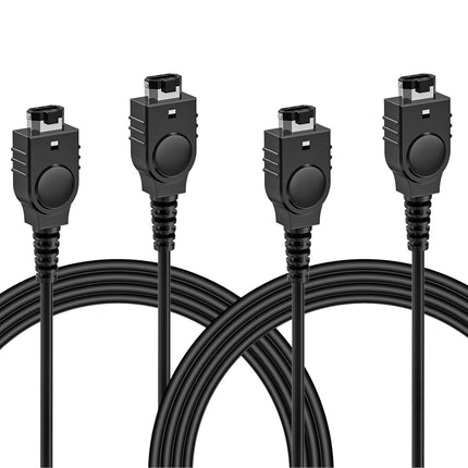 Link Cable for GBA, 2 Pack 2 Player Link Cable Connect Cord Compatible with Nintendo Gameboy Advance SP/Gameboy Advance, Perfect for Battling Friends and Family, Enjoy 2 Player Gaming Anytime 3.9ft