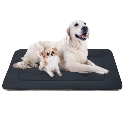 Cama suave para perro grande, almohadilla para jaula de perro de 42 in, base antideslizante, colchón lavable para dormir perros, camas para mascotas, camas para gatos, almohadillas para perreras