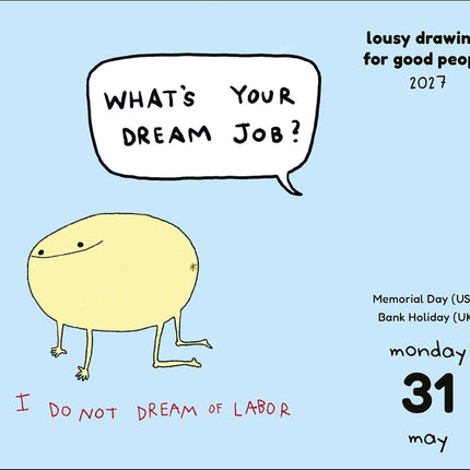 Lousy Drawings for Good People 2027 Day-to-Day Calendar