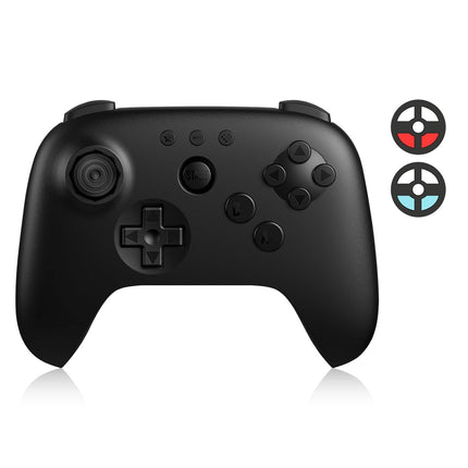 8Bitdo 64 Bluetooth Controller for Analogue 3D, Switch, Switch 2, Windows PC, and Android (Black)