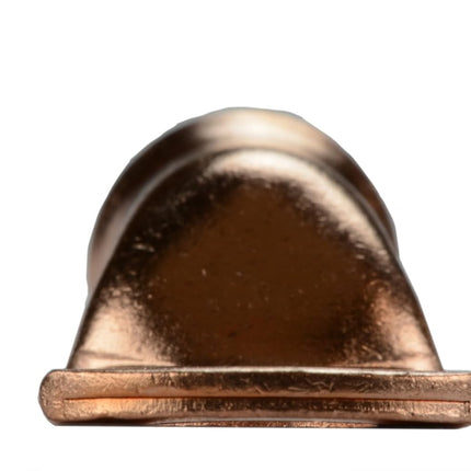 TEMCo 5 Pack Bare Copper Welding Battery Cable Ends, Lugs Terminal 2/0 AWG 1/2" Hole (6 AWG to 1/0 AWG Options Available)