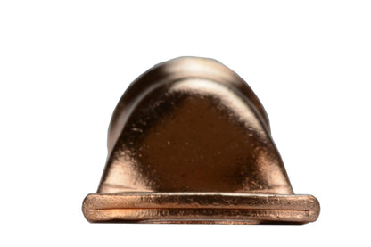5 Pack Bare Copper Welding Battery Cable Ends, Lugs Terminal 2/0 AWG 1/2" Hole (6 AWG to 1/0 AWG Options Available)