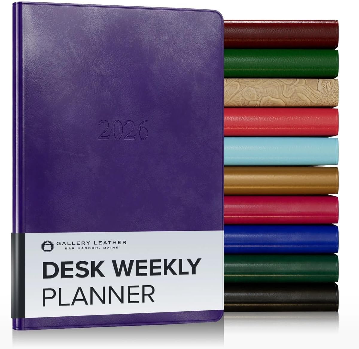 2025-2026 Weekly Monthly Planner, Acadia Plum, 8 x 5.5