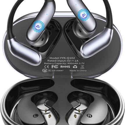 Translation Earbuds, Ai Translation Earbuds Real Time, Translation Earbuds with 174 Languages & 90H Playtime, Bluetooth 6.1, Clear Mic, Wireless Earbuds for Business, Travel & Meetings
