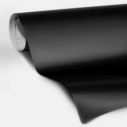Black Matte Car Wrap Vinyl Roll with Air Release 3MIL (1.5ft x 5ft)