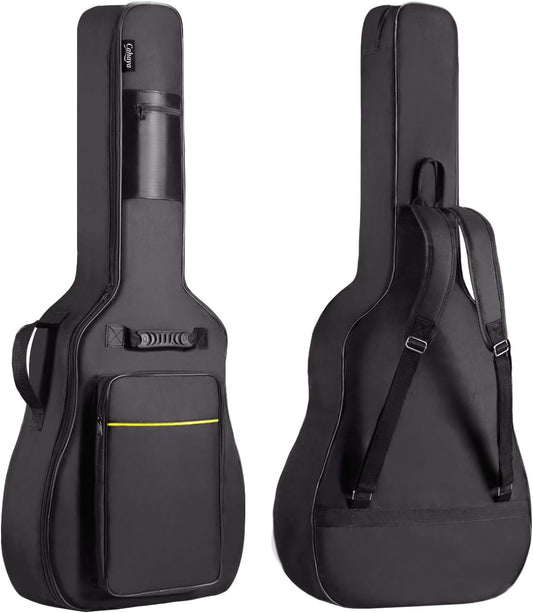 41 In Acoustic Guitar Gig Bag with 0.35 In Padding, Black