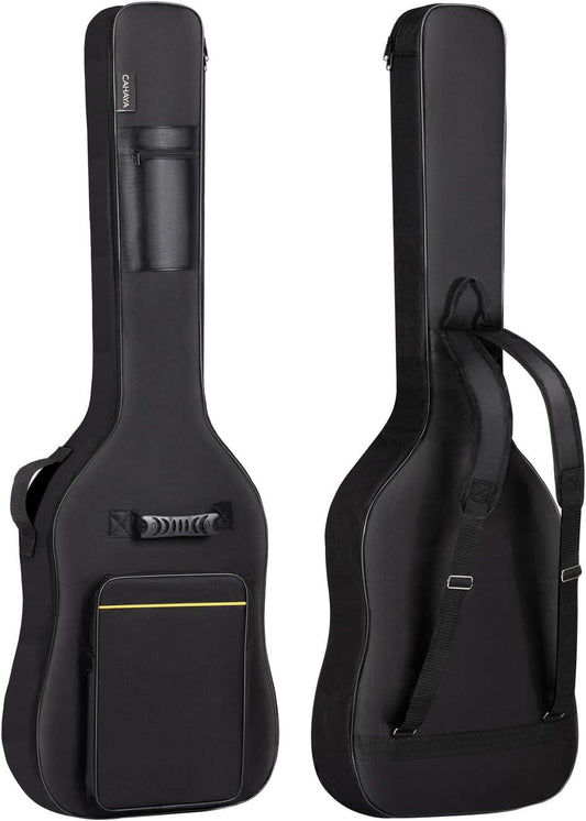 Bass Guitar Bag Gig Bag 0.3in Padding Black Padded Backpack Soft Electric Bass Case