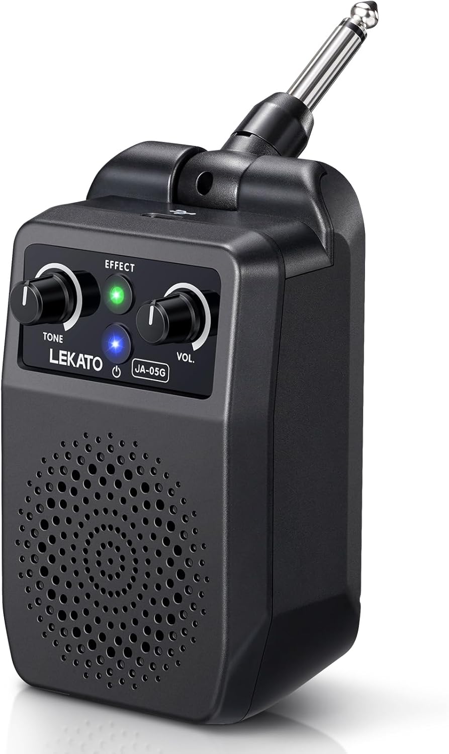 Mini 5W Portable Electric Guitar Combo Amp with Bluetooth and 4 Built-In Effects, Black