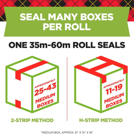 Scotch Sure Start Shipping Packaging Tape, 1.88" x 54.6 yd, Designed for Packing, Shipping and Mailing, Quiet Unwind, No Splitting or Tearing, 3" Core, Clear, 1 Roll (345)