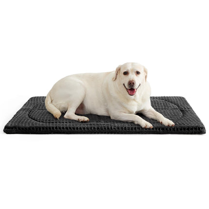 Cama lavable para perro mediano, tapete para jaula, 36x23 in. Almohadilla para perrera