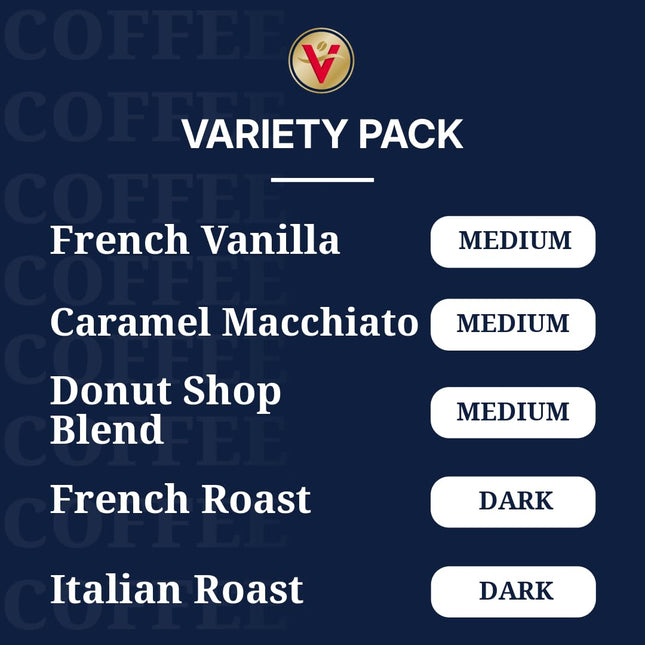 Variety Pack, 120 Count, Single Serve Coffee Pods for Keurig K-Cup Brewers