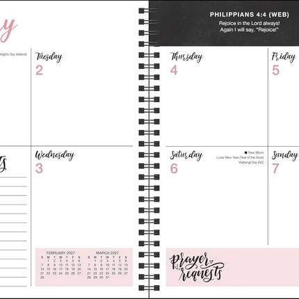 Prayer Journal for Women 2027 Monthly/Weekly Planner Calendar