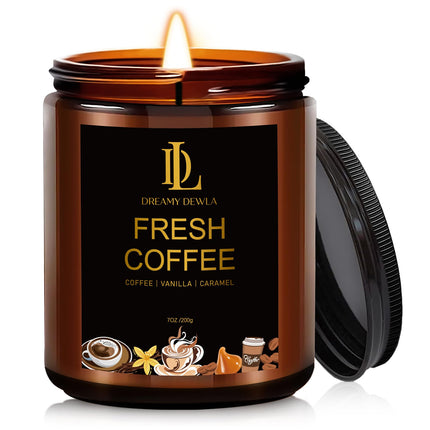 Fall Candles Set for Home Scented, 4 Pack 28oz, Soy Wax