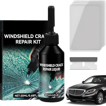 YAUNJI Windshield Chip Repair Kit, 2026 New Cracked Windshield Repair Kits for Car Chips and Cracks, Cracks Gone Glass Saver Kit Must-Have for Vehicle Most Cars (1)