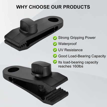 45pcs, Tarp Clips, Tarp Clips Heavy Duty, Tie Downs, Heavy Duty Lock Grip, Fasteners, Tent Clips Accessories,Clamps, Bungee Cords with Clips,Suitable for Camping Tents and Swimming Pool Covers