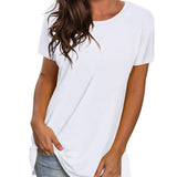 Womens Loose Fit Tshirts Short Sleeve Summer Tops Casual Workout Yoga Tunic T Shirts Tops