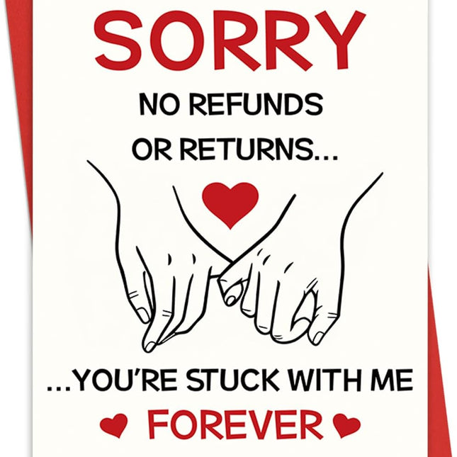 Funny Anniversary Card for Him Her, Romantic Anniversary Card