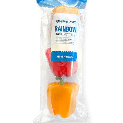 Amazon Grocery, Rainbow Bell Peppers, 3 Ct