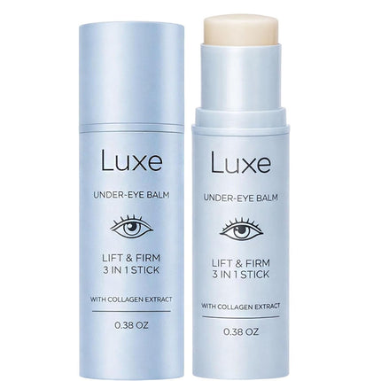 Luxe Korean Under Eye Balm – Lift and Firm Multi Balm Stick, Hydrating, Smoothing, and Refreshing Eye Care Stick for Dark Circles, Puffiness, and Fine Lines, With Collagen Extract (1PC)