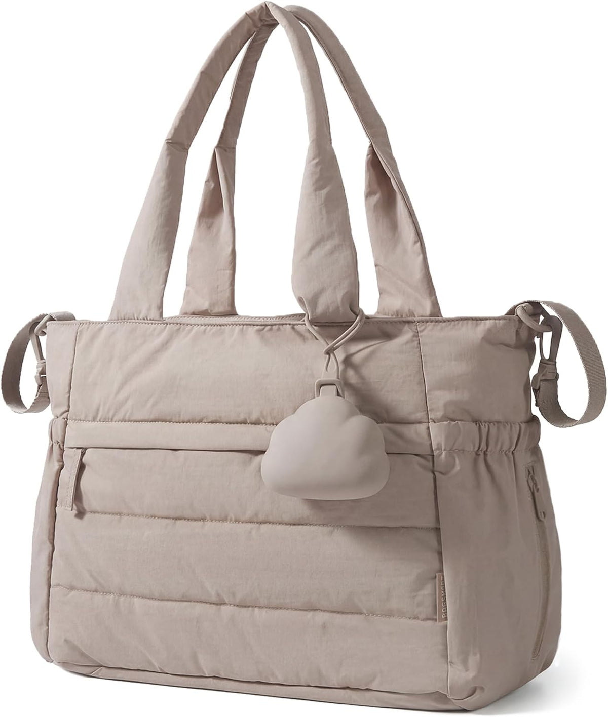 Large Diaper Bag Tote with Changing Pad and Pacifier Case