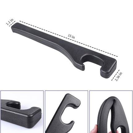 Hiseanllo Car Seat Gap Filler 2 Pack, Universal Fit PU Leather Car Seat Gap Plug to Fill The Gap Between Seat and Console, Car Seat Crevice Blocker Stop Things from Dropping