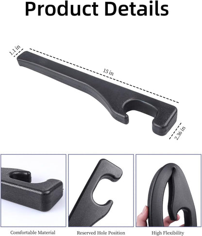 Car Seat Gap Filler 2 Pack - Universal Fit PU Leather Seat Crevice Blockers - photo 3