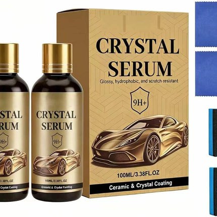 2pcs Ptz Crystal Serum – Advanced Graphene Ceramic Coating For Cars,9h Graphene Coating,Long Lasting Car Protection,High Gloss Paint Protection For Car Detailing