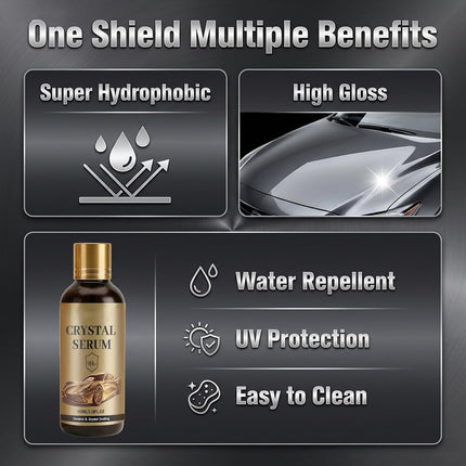 2pcs Ptz Crystal Serum – Advanced Graphene Ceramic Coating For Cars,9h Graphene Coating,Long Lasting Car Protection,High Gloss Paint Protection For Car Detailing