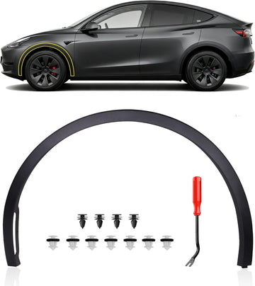 Driver Side Front Fender Trim for Tesla Model Y 2020 2021 2022 2023 2024