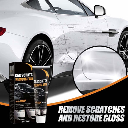 Car Scratch Repair Wax, 2026 New Upgrade Car Scratch Remover Wax with Sponge and Towel, Professional Car Paint Repair Compound for Deep Scratches, Automotive Scratch Repair for Car (1PCS)